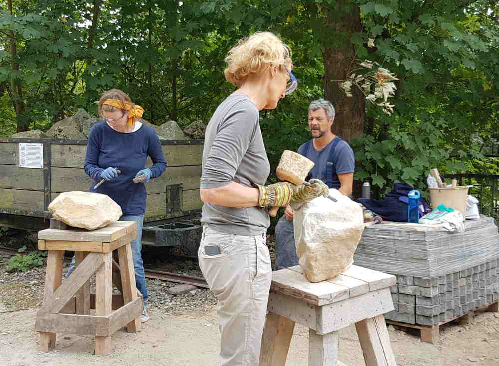 Steinbildhauerei am Piesberg