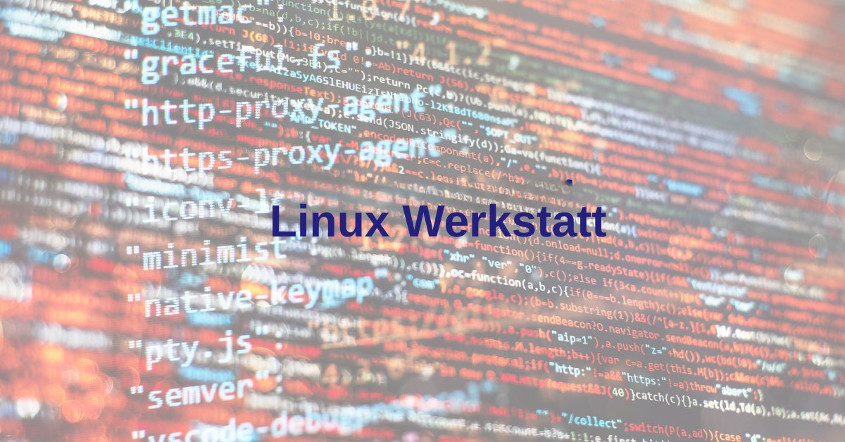 Linux Werk­statt fällt heu­te&nbsp;aus!